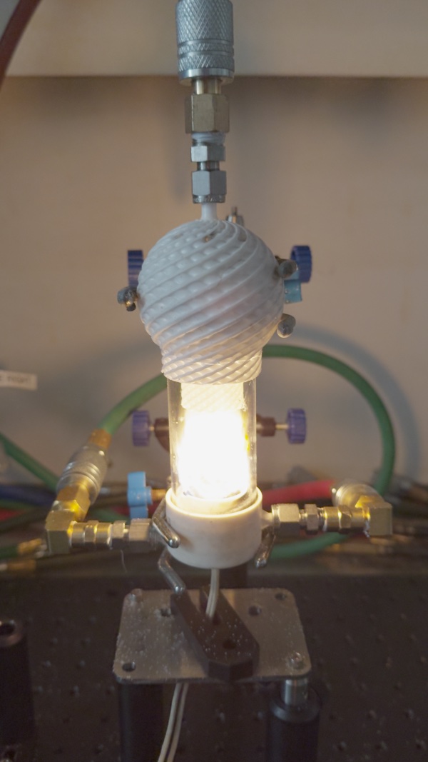 LightCell test cell as shot, with ambient daylight